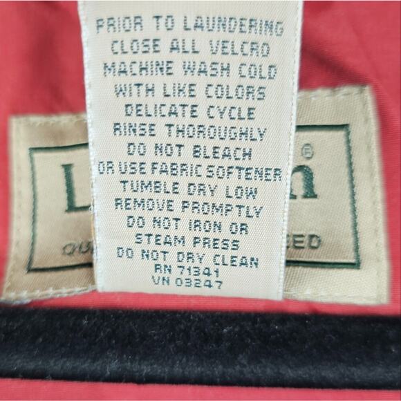 Vintage LL Bean Gore Tex Jacket Mens Large Fleece Lined Outdoors Hiking Rain - Picture 6 of 9